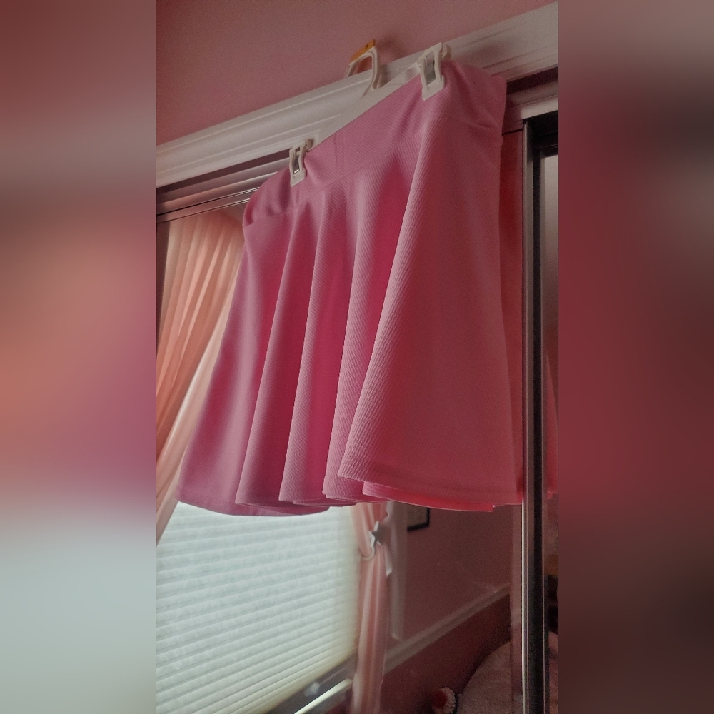 Amazon Essentials Pink Skater Skirt